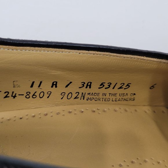 Johnston Murphy Aristocrats USA Wingtip Tassel Loafer Men\'s Shoes US Size 11A